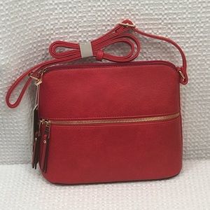 Poppi Red Crossbody Bag